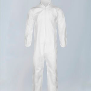 Disposable SMS coveralls with hood and boot covers