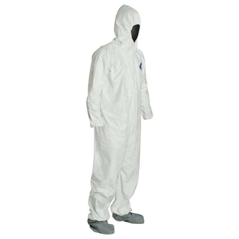 DuPont Tyvek 400 hooded coverall — reference image; confirm supplied model